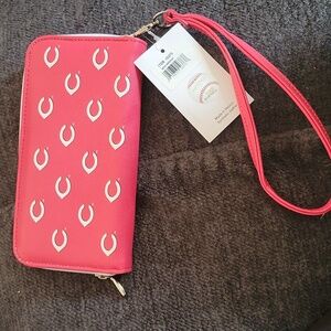 Cincinnati reds wristlet